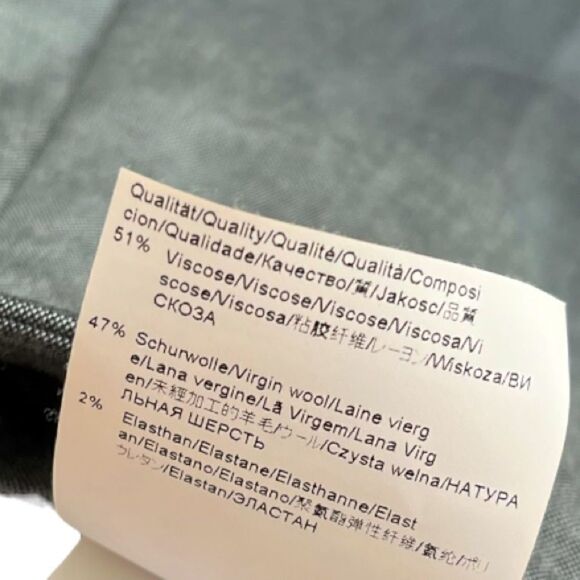 BOSS BY HUGO BOSS | Tamuna Gray Straight Leg Trousers (8) - Picture 4 of 4